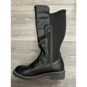 Steve Madden Shoes Steve Madden Girls Black Knee High Boots